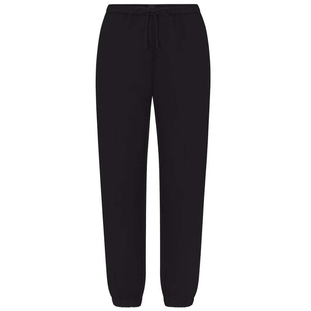 Skims Cotton Fleece Classic Jogger Onyx Black Sweatpants JO-JOG-8364W Medium
